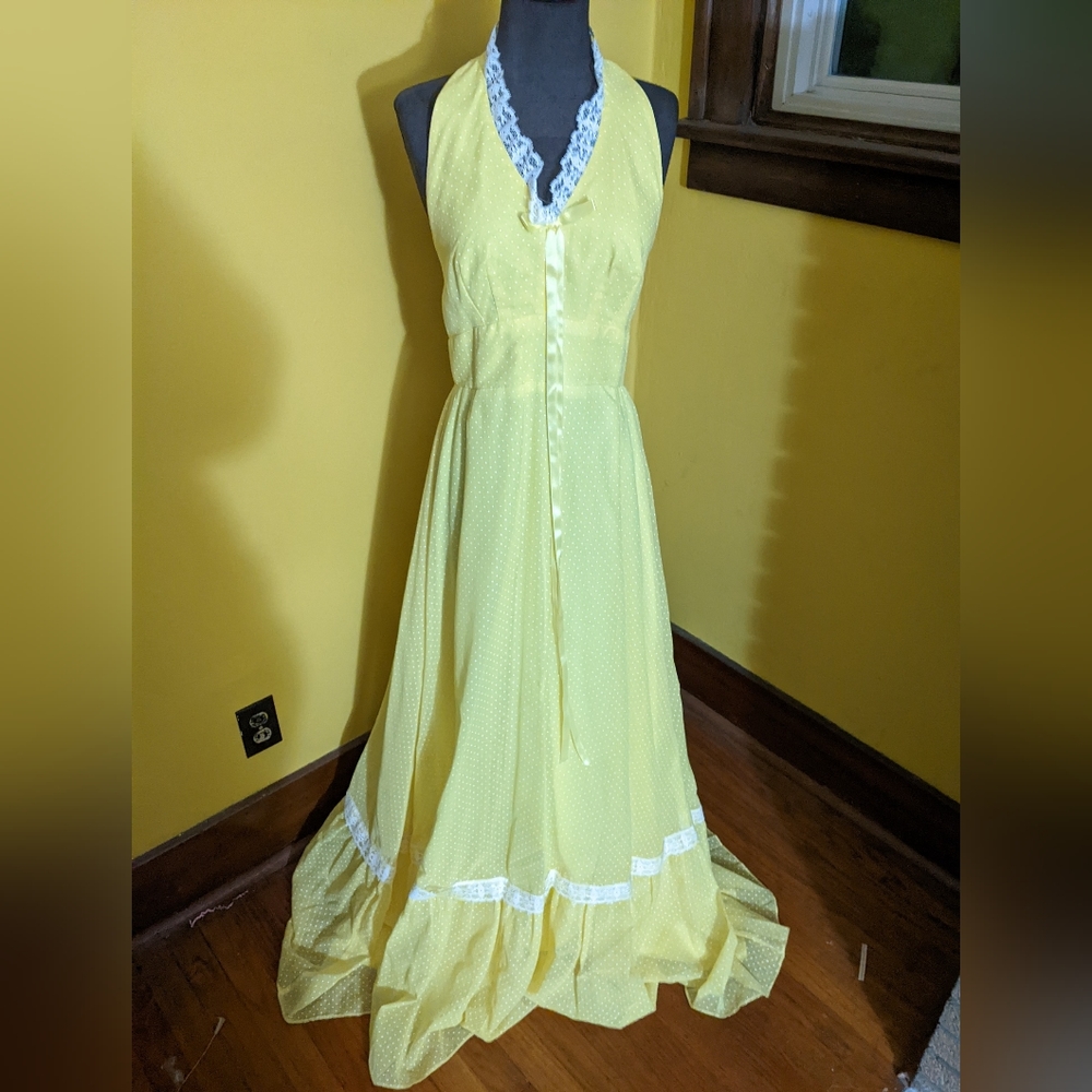 1960's vintage handmade gown